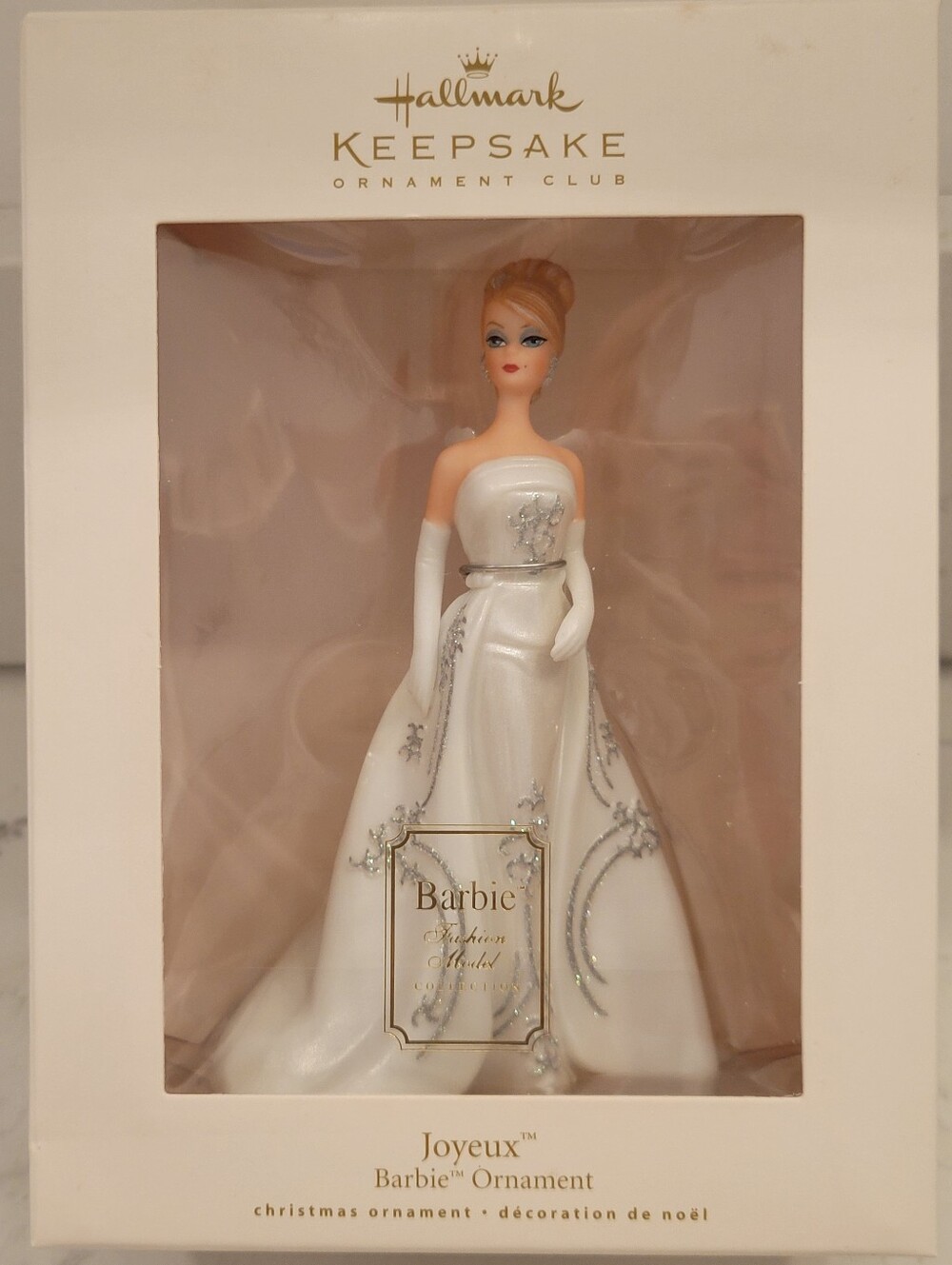 2007 Hallmark "Joyeux" Barbie Fashion Model Ornament